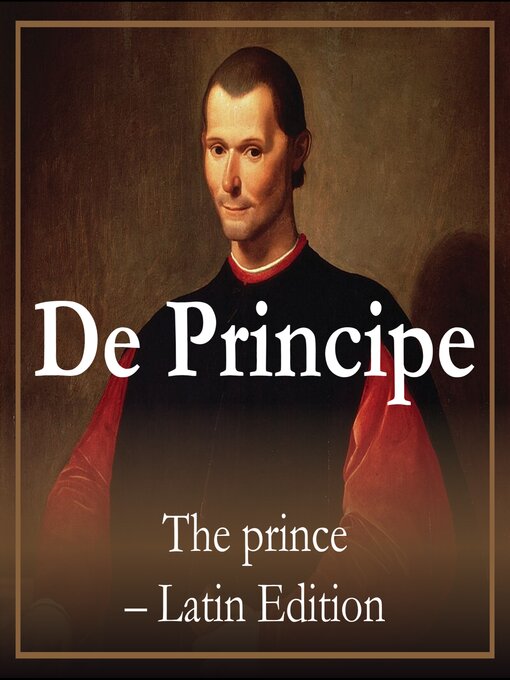 Title details for De Principe by Niccolò Machiavelli - Wait list